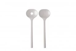 Mepal Saladebestek Bloom 2-Delig - Pebble White