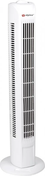 Alpina Torenventilator Draaibaar - 78cm - Wit