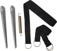 Campingkast Vouwbaar 62,5X12X48,2cm - Zwart - Afbeelding 3