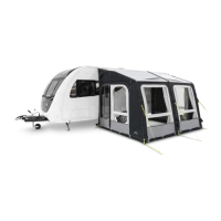 Dorema Garda 240 De Luxe Incl. St. Frame 25mm - Antraciet - Afbeelding 20