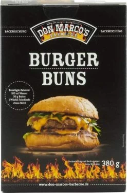 Don Marco's BBQ Bakmix Burger Buns 380G