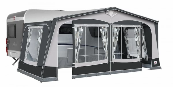 Dorema Garda 240 De Luxe Incl. St. Frame 25mm - Antraciet