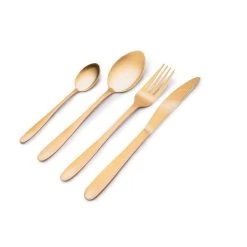 Bestekset 16 Delig Goud