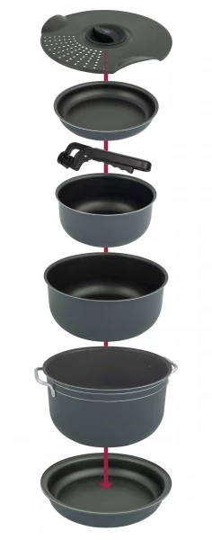 Bo-Camp Pannenset Camping 7-Delig - Afbeelding 3