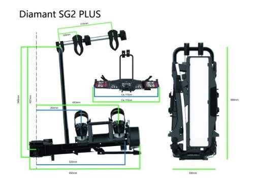 Pro-User Fietsendrager Diamant Sg2 Plus - Afbeelding 4