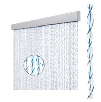 Chenille Gordijn Gemeleerd - 90X205 - Afbeelding 8