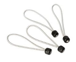 Bo-Camp Tentspanner Elastich + Knop 4 Stuks