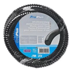 ProPlus Afvalwaterslang Zwart 2.50 Meter/19mm