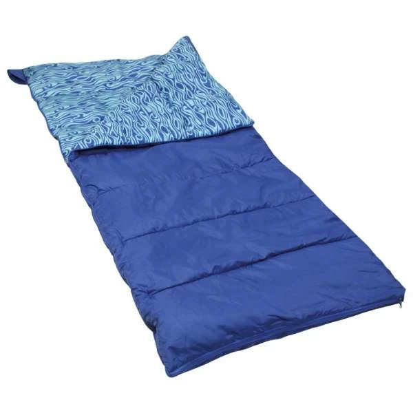 Polydaun Kinderslaapzak Beach House Surfboard - Navy Wave