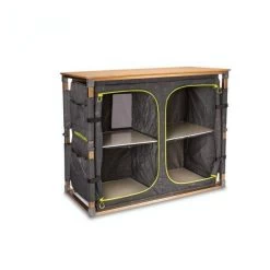 Zempire Opvouwbare Campingkast - Eco Fold Twin V2 - Charcoal/Acid Green