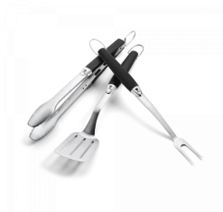 Weber Tool Set 2-Delig Rvs Zwart