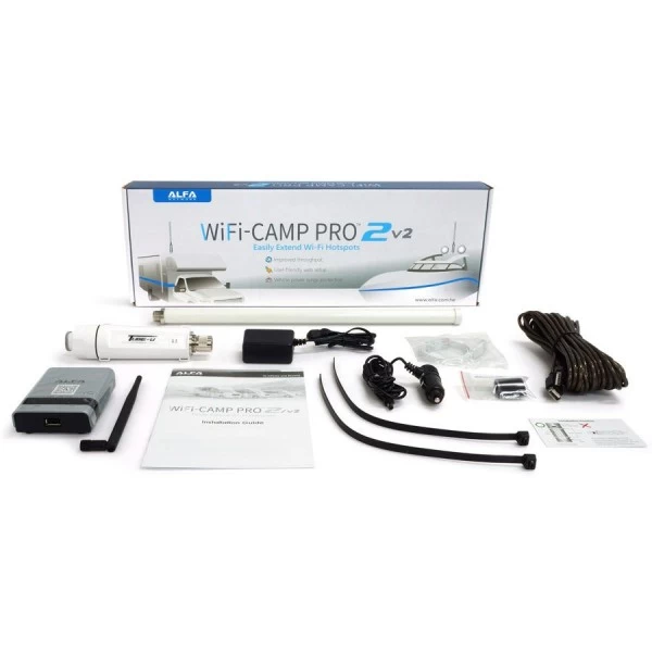 Alfa Network Wifi-Camp Pro2V2 Set Tube Una Ant+Router